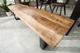 eettafel bank mango hout 170 cm bovenkant