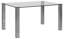 tafel transparant glas 140cm