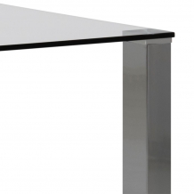 tafel transparant glas 140cm