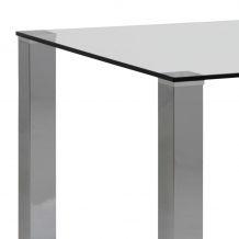 tafel transparant glas 140cm