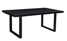 zwarte tafel mango 200 cm