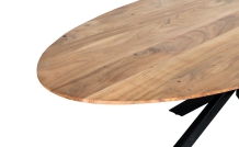 eettafel ovaal acacia 180 cm