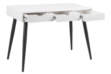 Bureau wit zwart 110 cm