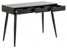 Bureau zwart eiken 110 cm