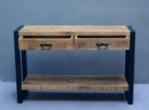 sidetable mangohout 120 cm