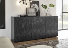 prisma dressoir 3 deuren antraciet