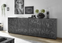 Prisma dressoir antraciet 4 deuren