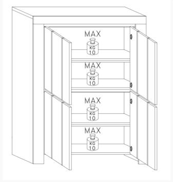 Palmira highboard kast