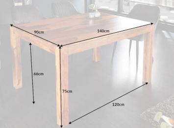 sheesham tafel 140 cm