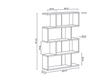 Room divider wit 120 cm