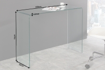 design sidetable helder glas