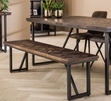 eettafel bank teakhout 170 cm