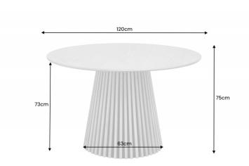 ronde donkerbruine tafel 120 cm