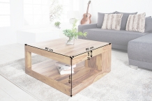 sheesham salontafel 80 cm