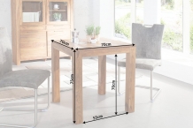 Bistro tafel sheesham 70 cm