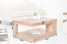 salontafel sheesham 90 cm