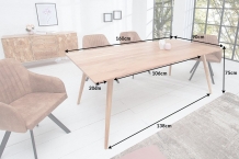 eettafel acacia 160 cm