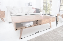 salontafel Mystic acacia 117 cm