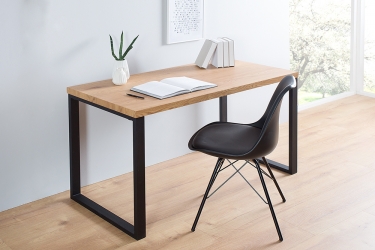 Bureau eiken zwart 120 cm