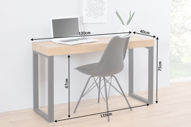 laptop tafel zwart eiken