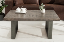 salontafel mango hout grijs