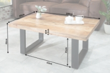 salontafel mango hout bruin