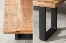 Poot van eettafel bank mango hout 170 cm