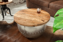 Trendy salontafel met klep bruin