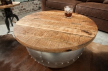 Trendy salontafel met klep bruin