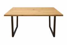 eettafel eiken bruin 140 cm