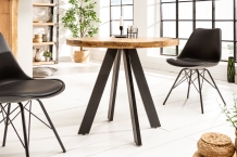 Ronde tafel mango hout bruin