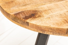 Ronde tafel mango hout bruin