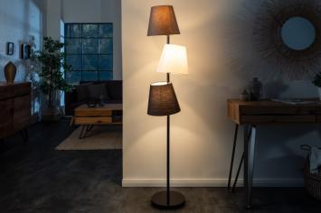 vloerlamp met drie kappen