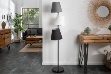 vloerlamp met drie kappen