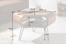 salontafel organic 60 cm