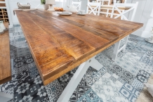 Landelijke eettafel mango 200 cm