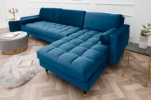 longchair bank blauw