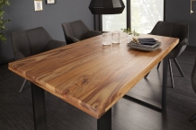 eettafel sheesham hout 120 cm