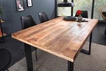 eettafel mangohout 140 cm