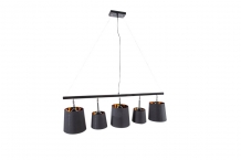 Moderne hanglamp zwart