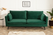 Bankstel velvet groen 210 cm