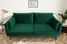 Bankstel velvet groen 210 cm