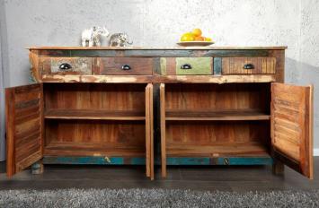 dressoir gerecycled hout 160 cm