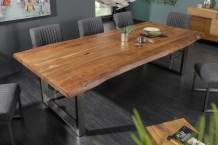 robuuste acacia eettafel 220 cm