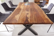 eettafel sheesham 220 cm