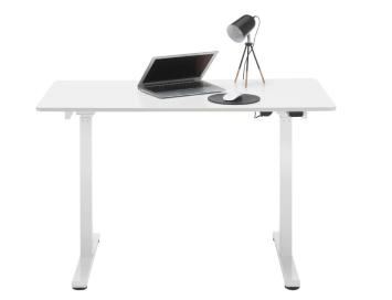 electrisch verstelbaar bureau wit 120 cm 