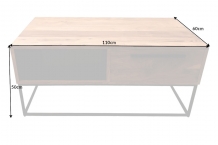 Salontafel acacia 110 cm