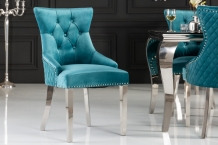 barock stoel turquoise