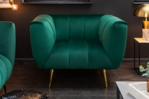 Fauteuil smaragdgroen