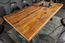 bovenzijde robuuste tafel mango 200 cm